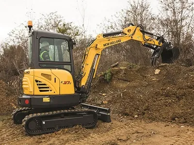 Miniexcavadora en Papudo